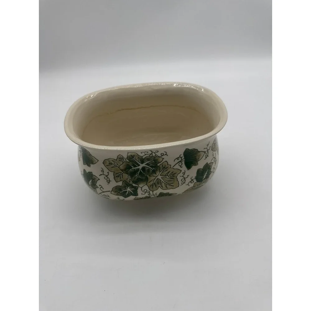 Ivy Patterned Ceramic Jardiniere Planter‎ READ
